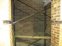 Ground Floor -- elevator space from corridor - September 28, 2010