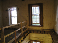 Second Floor--New staircase opening in south east room - October 11, 2010