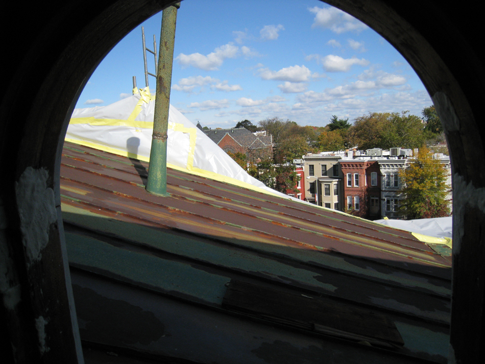 Roof--View north from east room