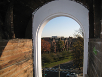 Third Floor--Window frame restoration, primed, east side - November 8, 2010