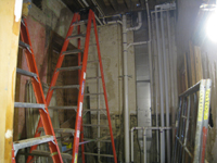 Ground Floor (Basement) - Plumbing in restroom - November 17, 2010