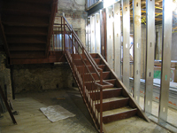 Ground Floor (Basement) - West stairway - December 2, 2010