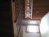 Ground Floor (Basement)--Looking up west stairwell - December 28, 2010