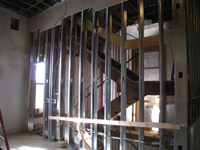 Second Floor--East stair - December 28, 2010