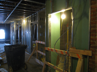 Third Floor--Corridor looking west from elevator - December 28, 2010