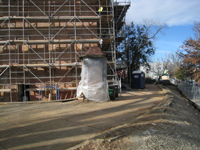 Grounds--Looking west along north side - December 28, 2010