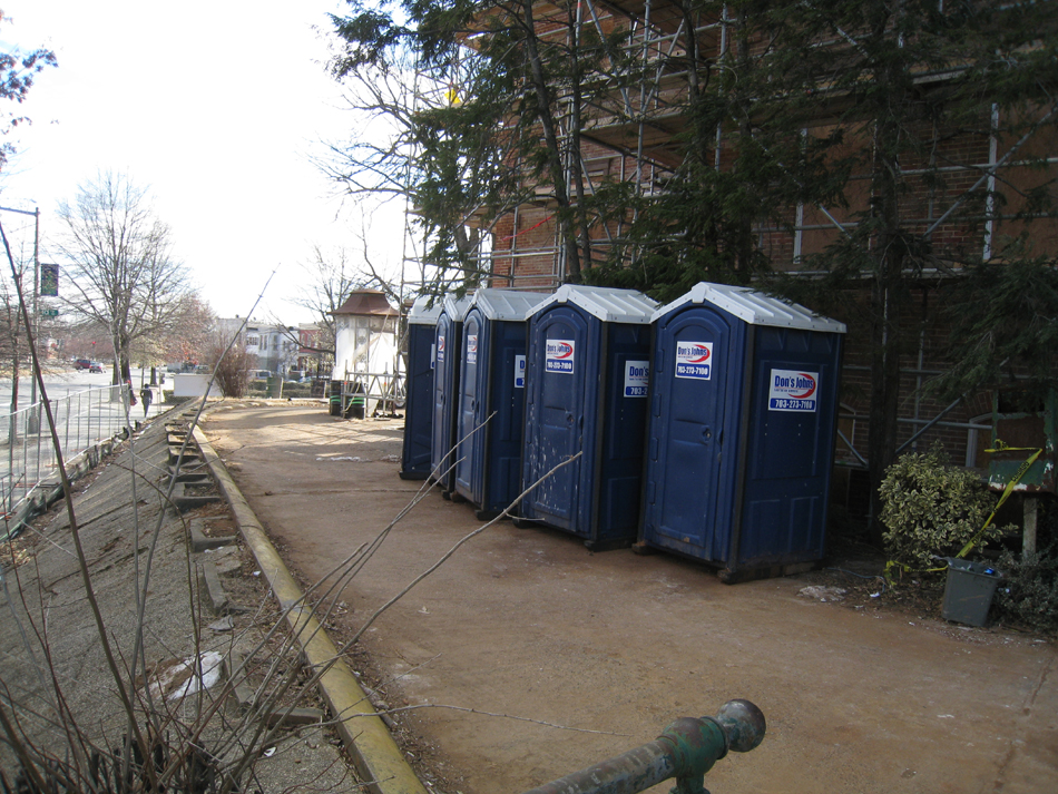 Grounds--Looking east from north entrance - December 28, 2010