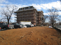 Grounds--Looking east from south west corner of property - December 28, 2010