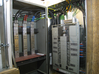 Ground Floor (Basement)--Incoming electrical system boxes - December 30, 2010