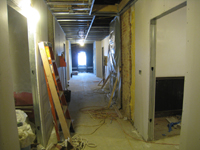 Third Floor--From stairwell entrance looking west - January 7, 2011