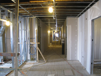 Third Floor--Corridor looking west from east side - January 20, 2011