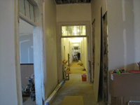 Second Floor--Corridor looking east - February 18, 2011