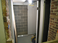 Ground Floor (Basement)--Elevator installed - March 3, 2011