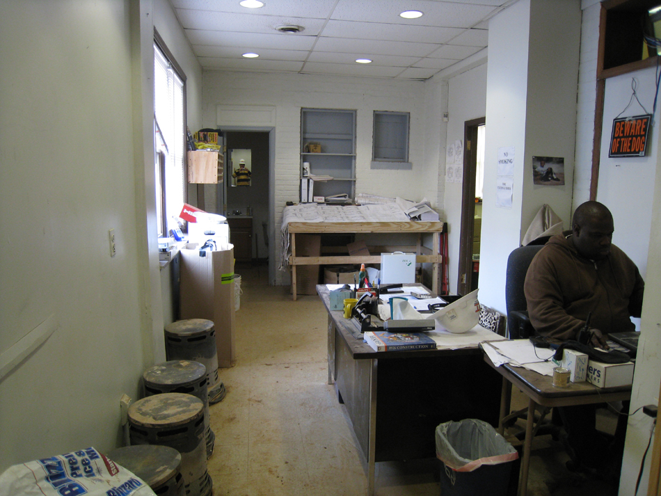 Carriage House--South room looking west - April 20, 2011