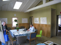 Carriage House--Second Floor, west room (with Hill Center Board members), looking north - April 20, 2011