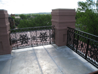 Roof--Restored Widow's Walk, looking east - April 29, 2011