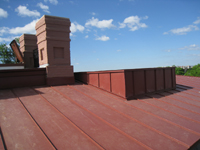 Roof--North side of roof with elevator protrusion, looking south - April 29, 2011