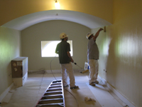 Third Floor--South central room being painted - April 29, 2011