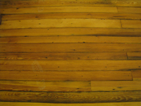 Second Floor--Refinished floor, main landing, detail - May 11, 2011