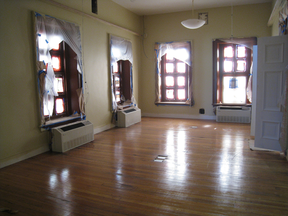 Second Floor--North east corner room with finished floors and doors - May 23, 2011