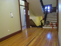 Second Floor--Floor prepped for finishing - June 2, 2011