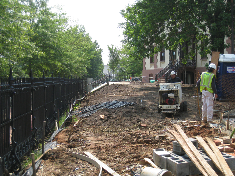 Grounds--View looking east from the northwest corner - June 10, 2011