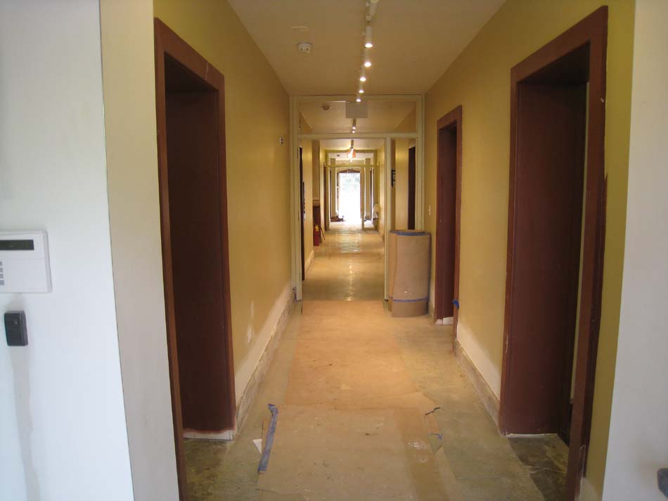 Ground Floor (Basement) --Corridor looking east from west entrance - June 17, 2011