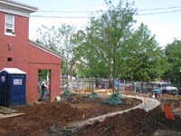 Grounds--North west corner with Carriage House - June 17, 2011