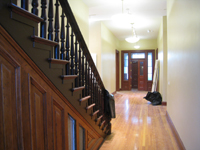 First Floor--Main corridor looking south - June 29, 2011