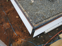 Carriage House--Clear African Mahogany wood--Base detail - July 9, 2011