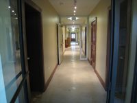 Ground Floor (Basement) --Finished room--Corridor from west looking east - July 18, 2011