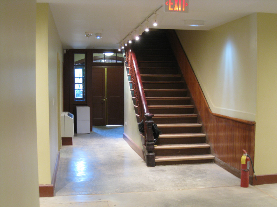 Ground Floor (Basement) --Stairwell from south looking north - July 18, 2011