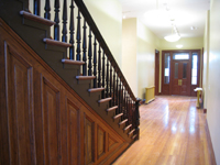 Ground Floor (Basement) --Corridor north looking south - July 18, 2011