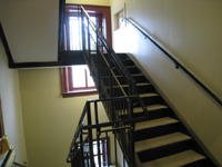 First Floor--Finished Rooms--West staircase - July 18, 2011