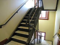 First Floor--Finished Rooms--East stairwell - July 18, 2011