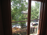 Second Floor--Finished room--View south out of south east corner room - July 18, 2011