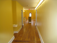 Third Floor--Finished room--Corridor from center looking east - July 18, 2011