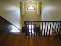 Third Floor--Finished room--From landing looking down main staircase - July 18, 2011