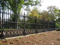 Fence--South side towards east corner - August 20, 2011