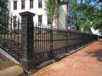 Fence--North looking west - August 20, 2011