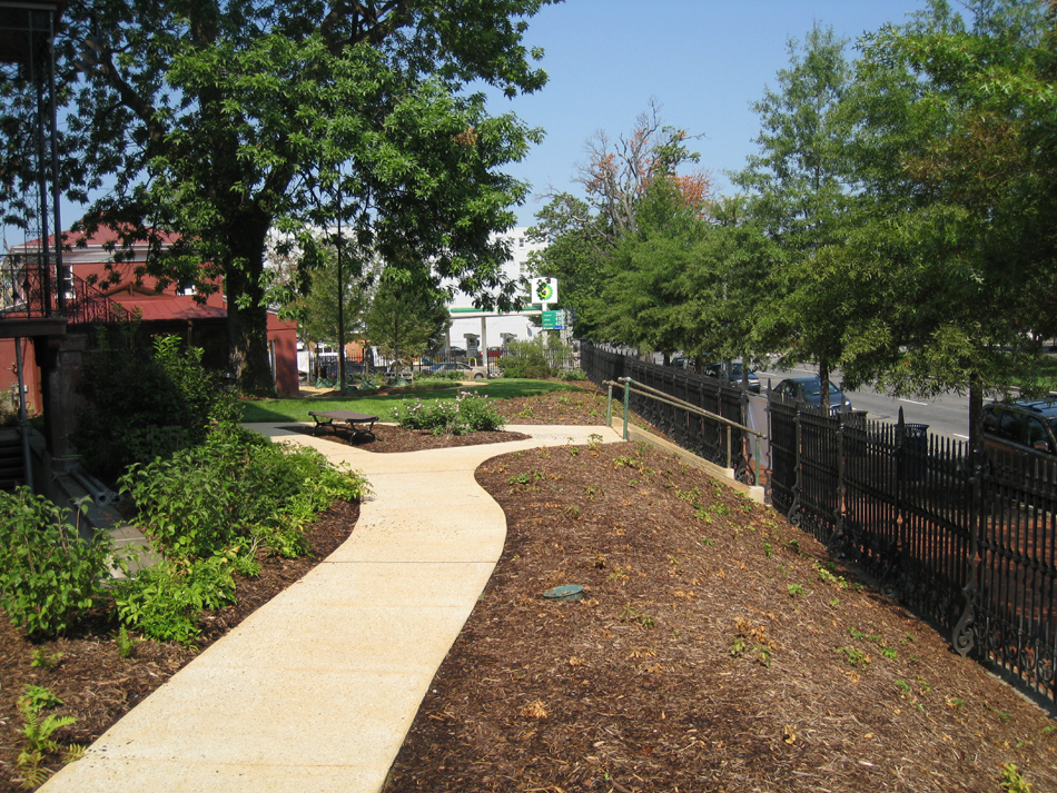 Grounds--North looking west - August 20, 2011