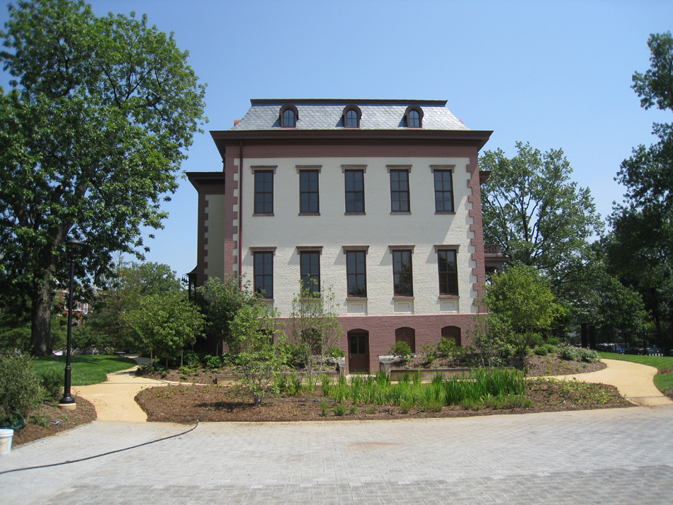 Elevation--West side, main entrance - August 20, 2011