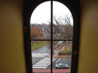 Third Floor--View out of east corridor window - November 16, 2011