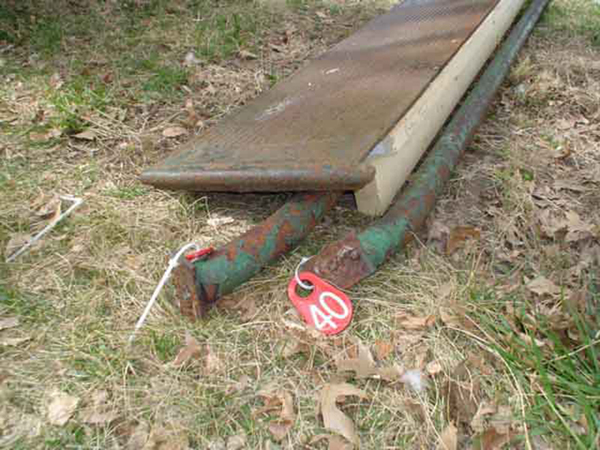 Some stair components have been broken or have elements missing, and these will have to be 
refabricated for installation.