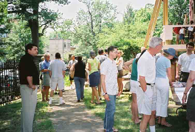 It was a beautiful, sunny day on Saturday, June 17 for the Friends of the Old Naval 
Hospital’s open house.