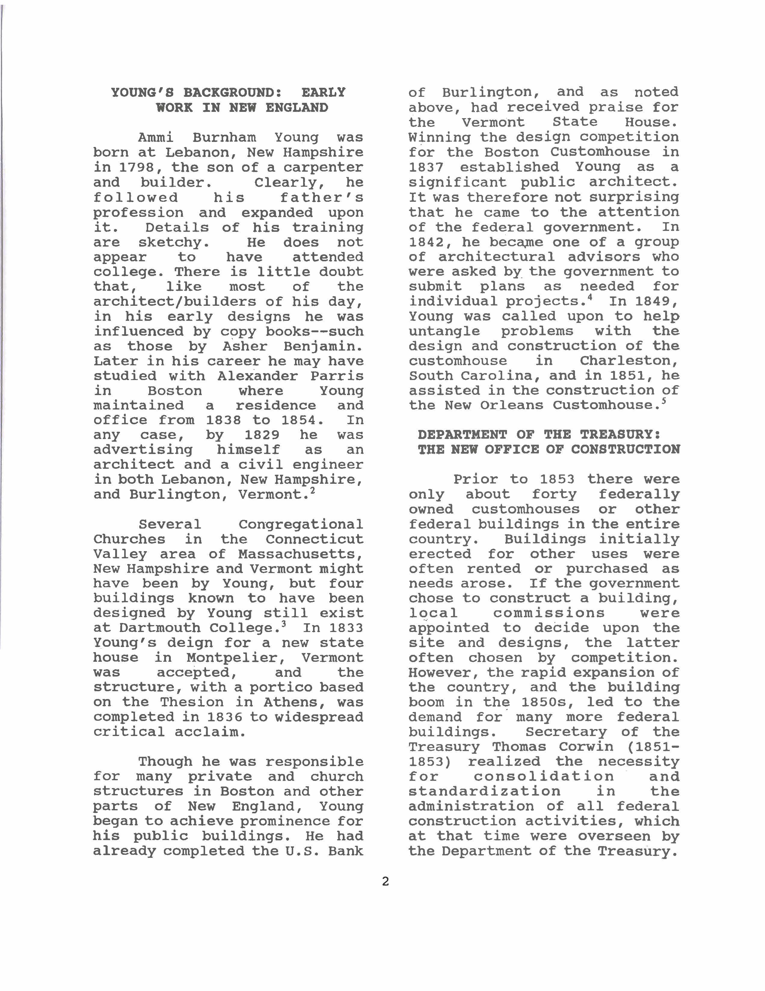 Ammi B. Young, Supervising Architect of the Treasury and his 1858 Alexandria Post Office and Customhouse, page 2 of 16